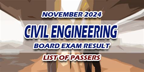 2020 civil engineering board passers|RESULTS: Civil Engineering Board Exam (Nov 2019) .
